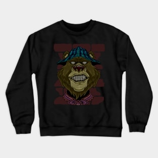 Fashion Bear street art Crewneck Sweatshirt